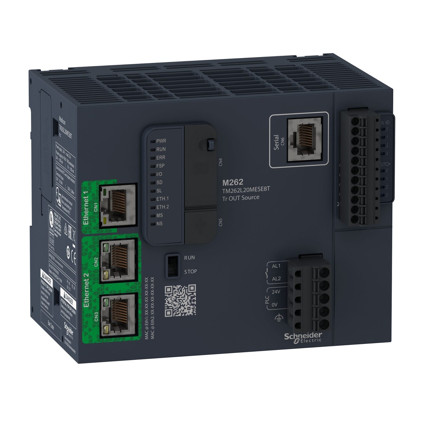 Schneider Modicon M262 Logic Controller - TM262L20MESE8T